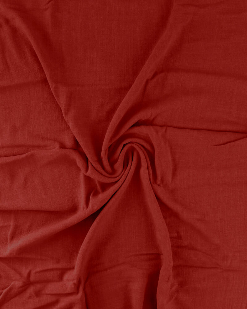 Lin Viscose Brique