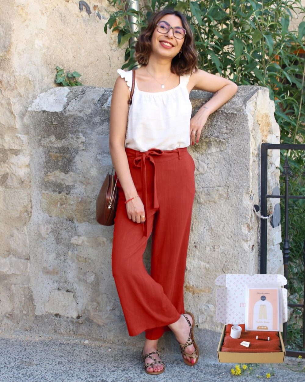 Kit pantalon Karene - brique