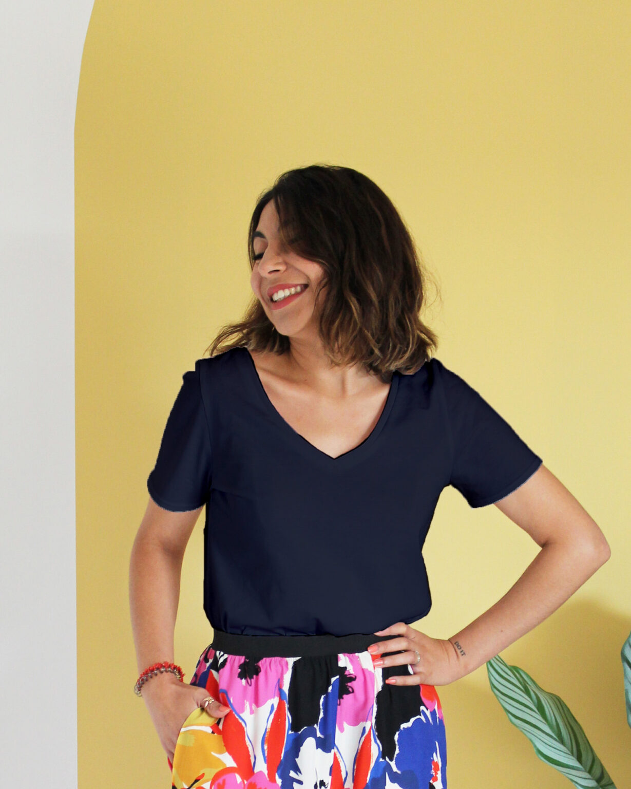 Kit t-shirt Vivi - jersey bleu marine (2)