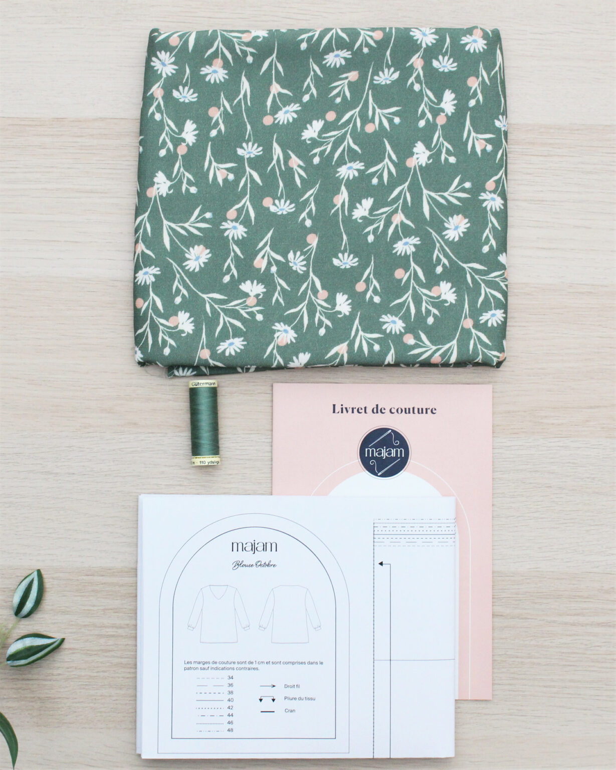 Kit blouse Octobre - Veggie - 1