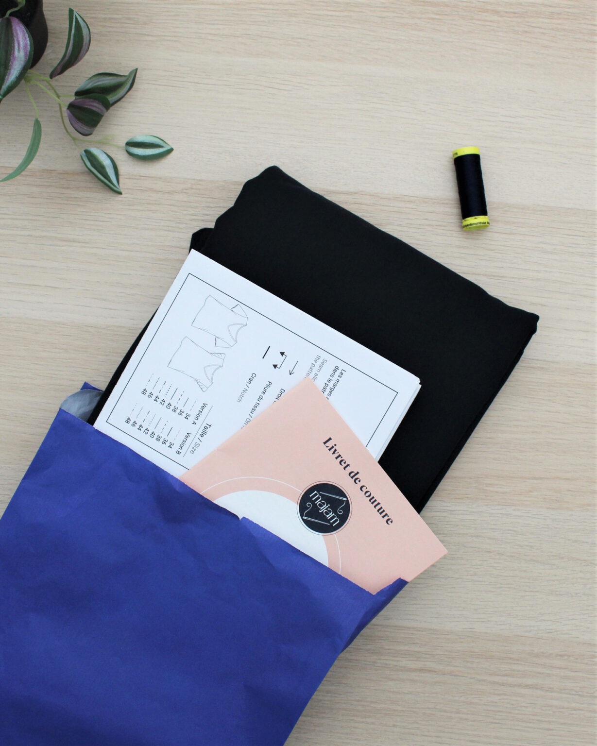 Kit t-shirt Vivi - jersey bleu marine (3)