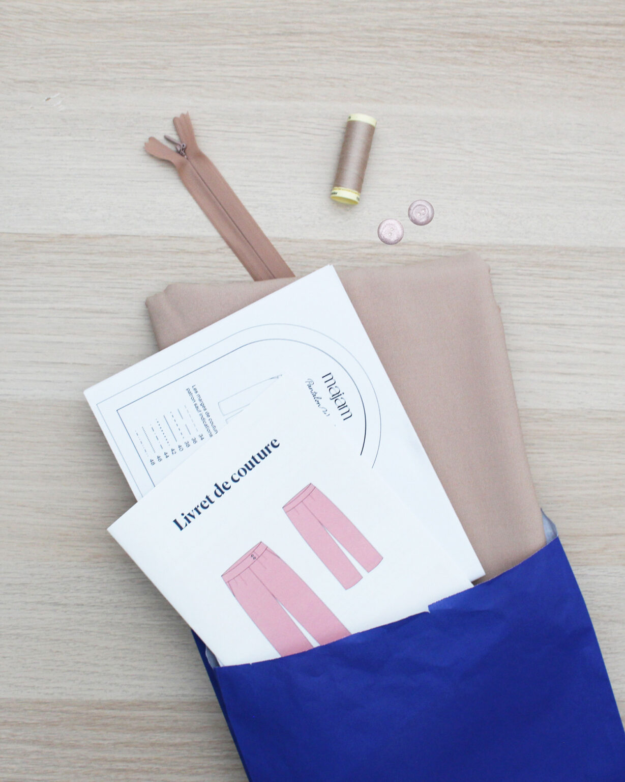 Kit pantalon Wendy -poudré (2)