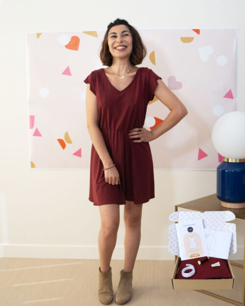Kit-robe-Emilie-jersey-bordeaux