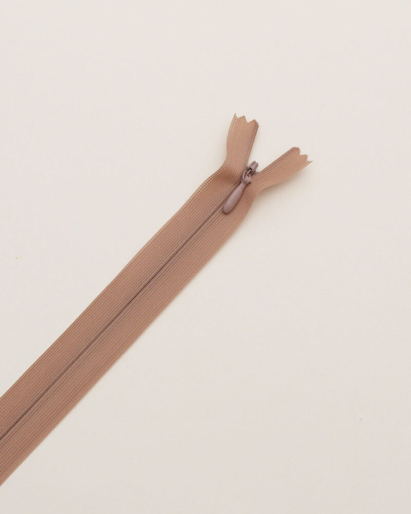 Zip invisible - poudré (1)