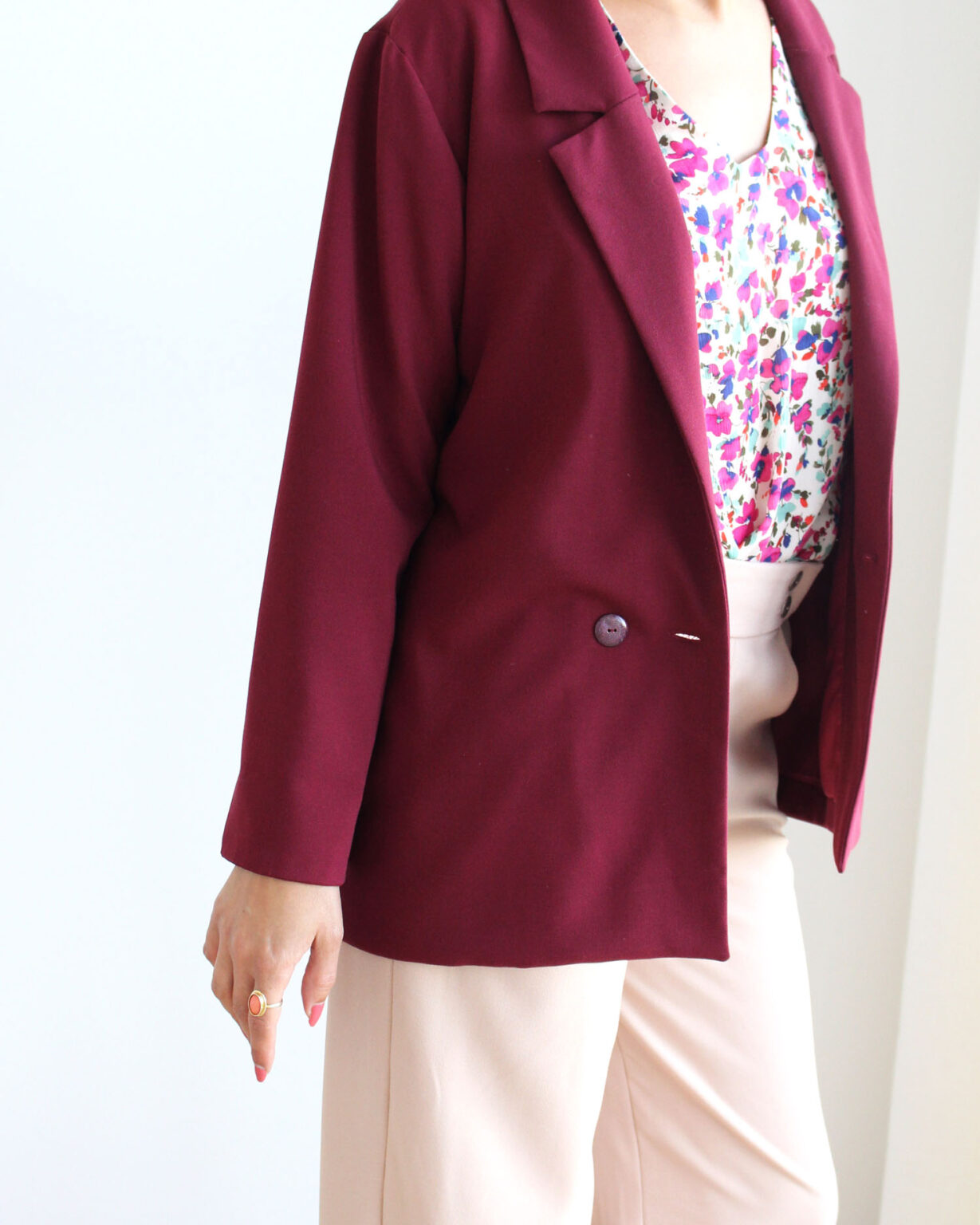 Box veste Rachel - bordeaux