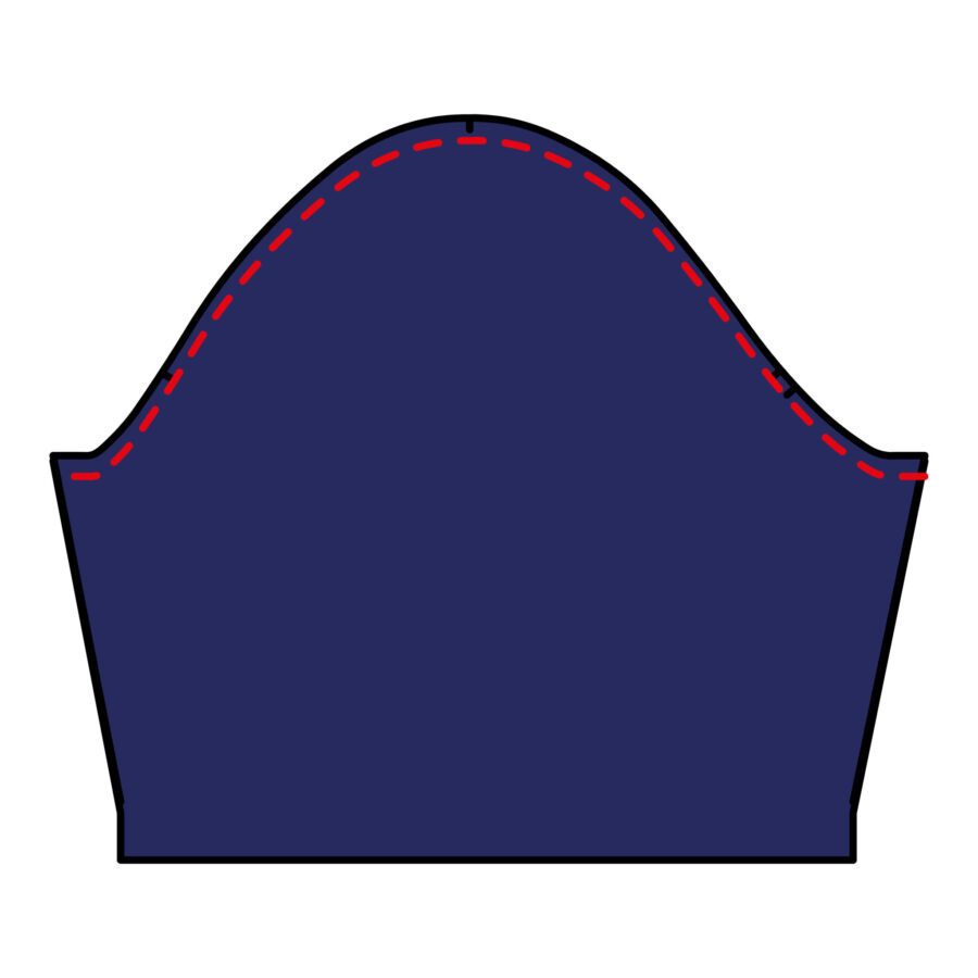 Schéma 3 - doubler les manches