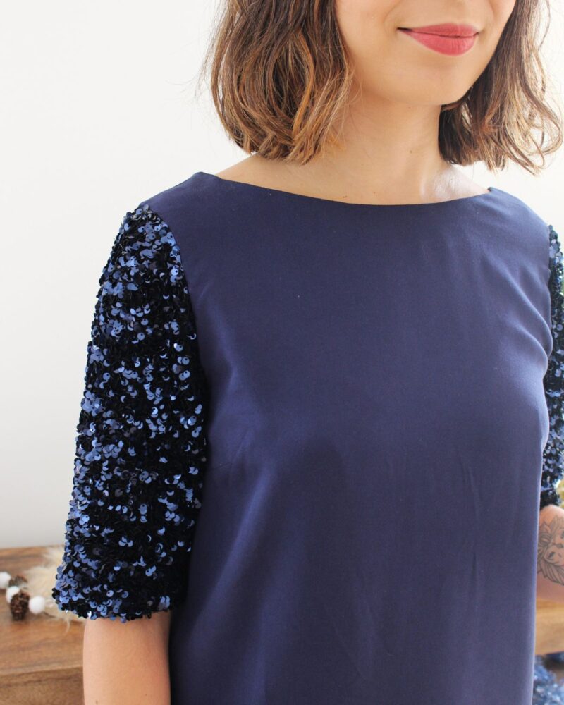 Zoom sur la robe Minuit