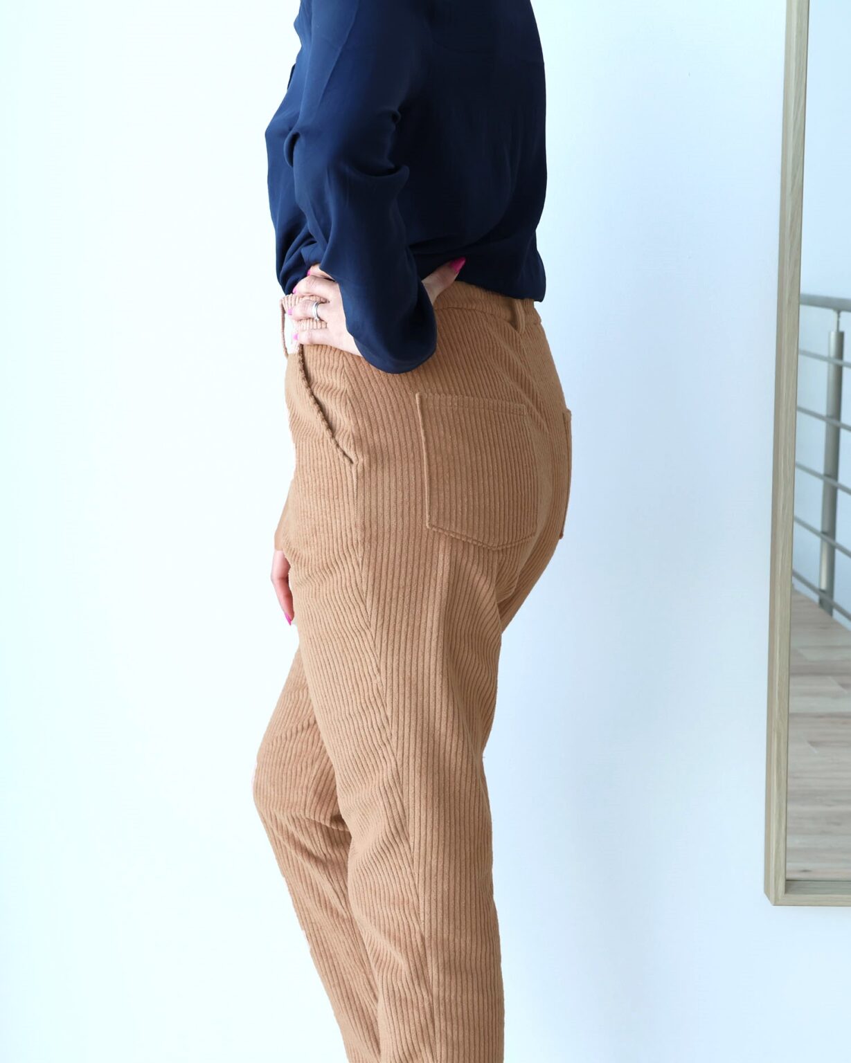 Kit pantalon Robbie - velours camel