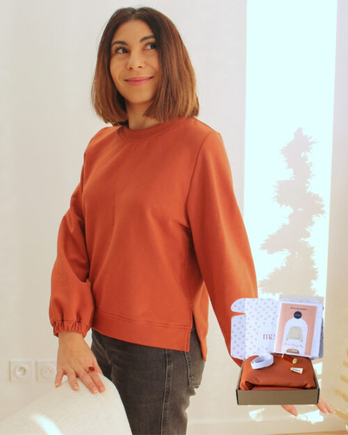 Kit sweat Happy Day - terra