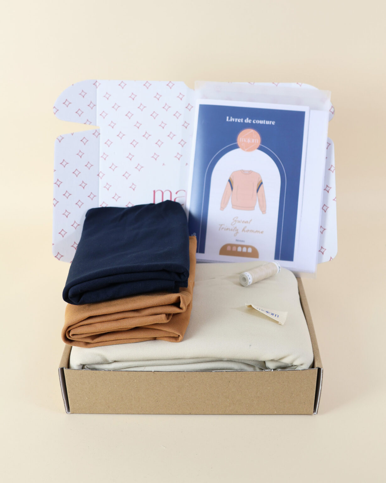 Kit sweat homme Trinity -champagne