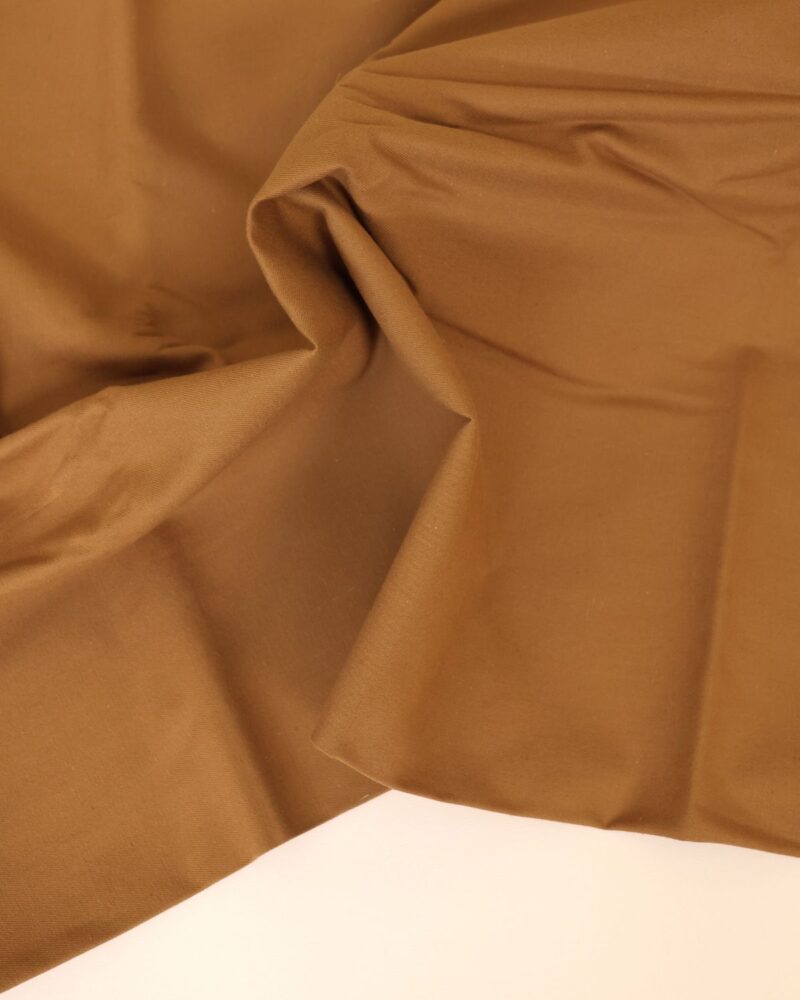 Sergé-coton-caramel