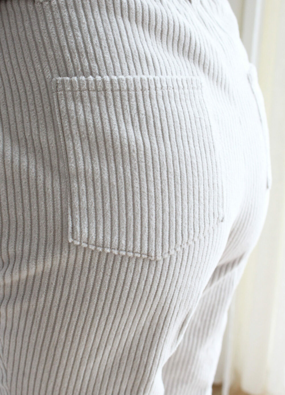 Velours grosses côtes  - beige – Image 3