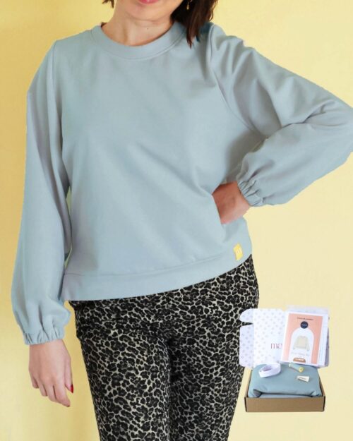 Kit sweat Happy Day - bleu