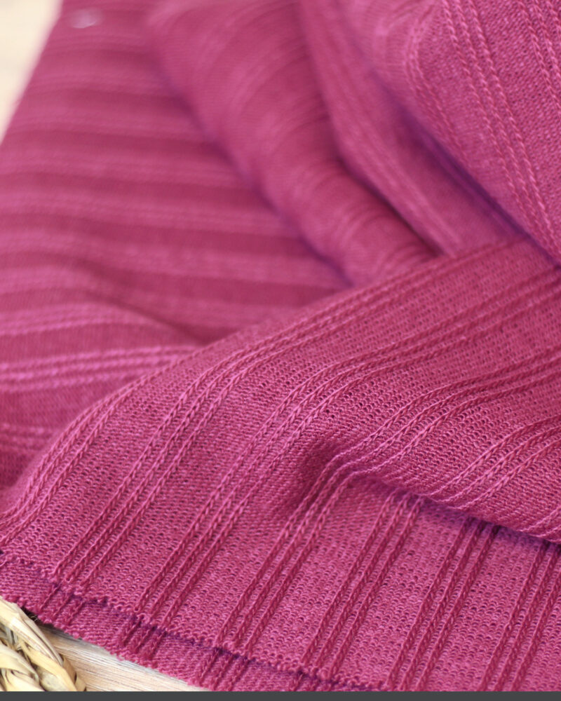 Maille tressée-malva