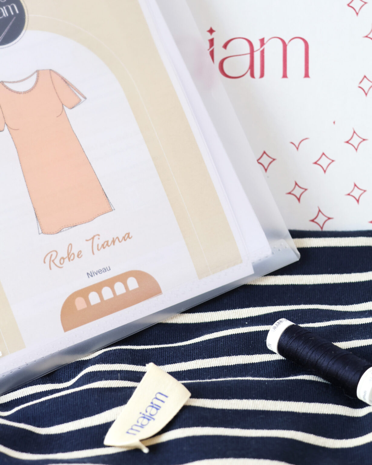 Kit Robe Tiana - marinière