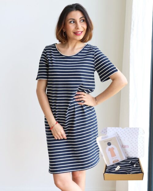 Kit Robe Tiana - marinière