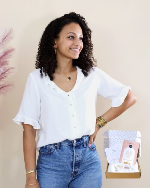 Kit Chemisier Christelle - blanc cassé