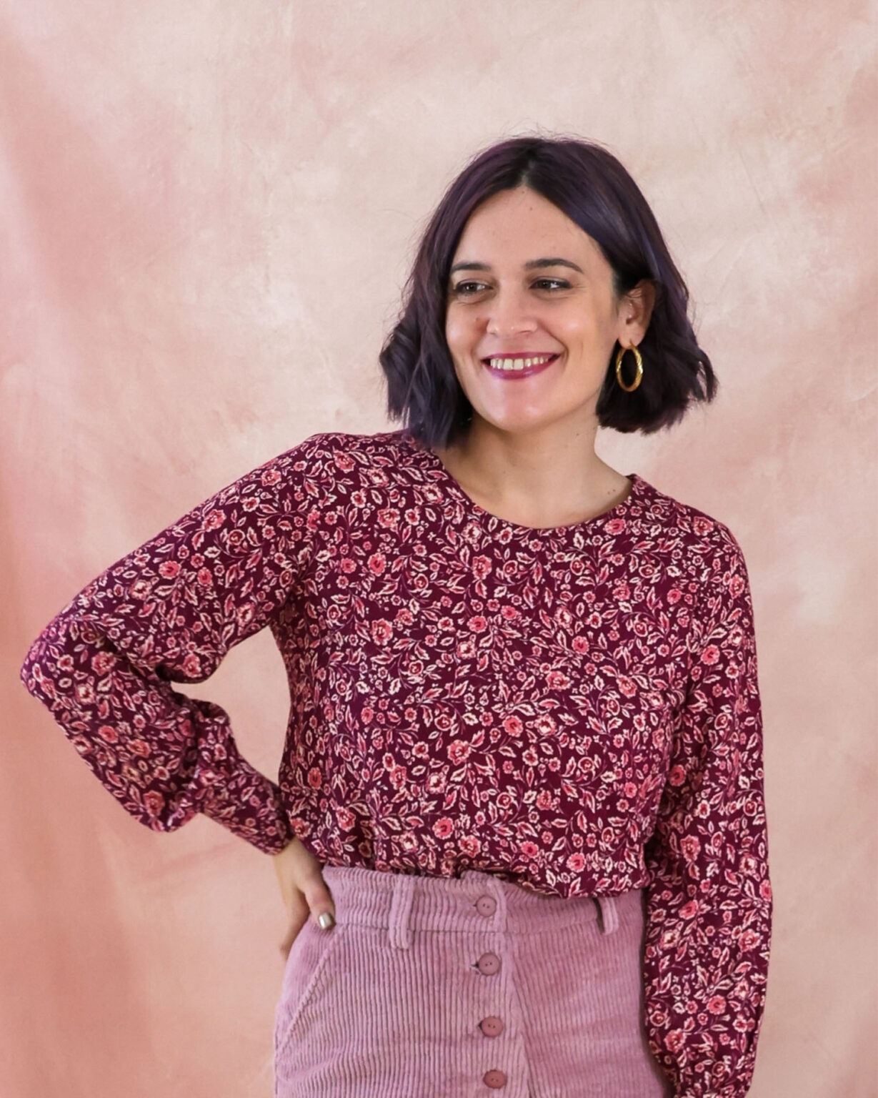 Blouse-Polly-Burgundy