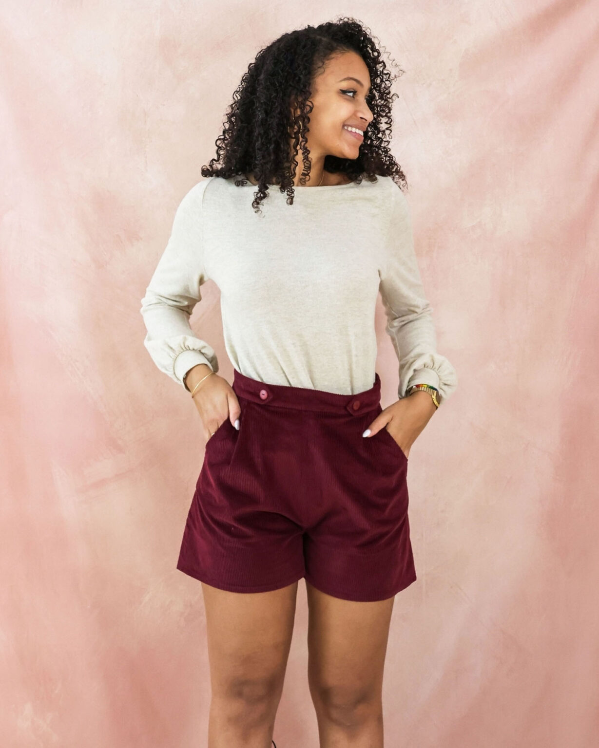 Kit-short-Swann-bordeaux