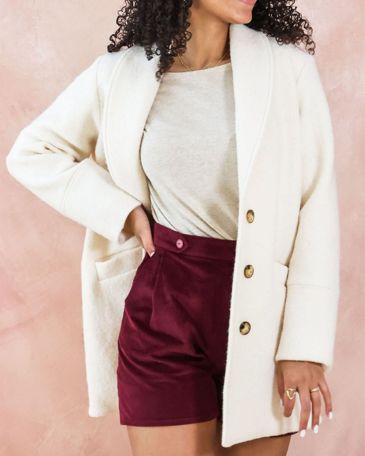 Kit manteau Everest - blanc casse