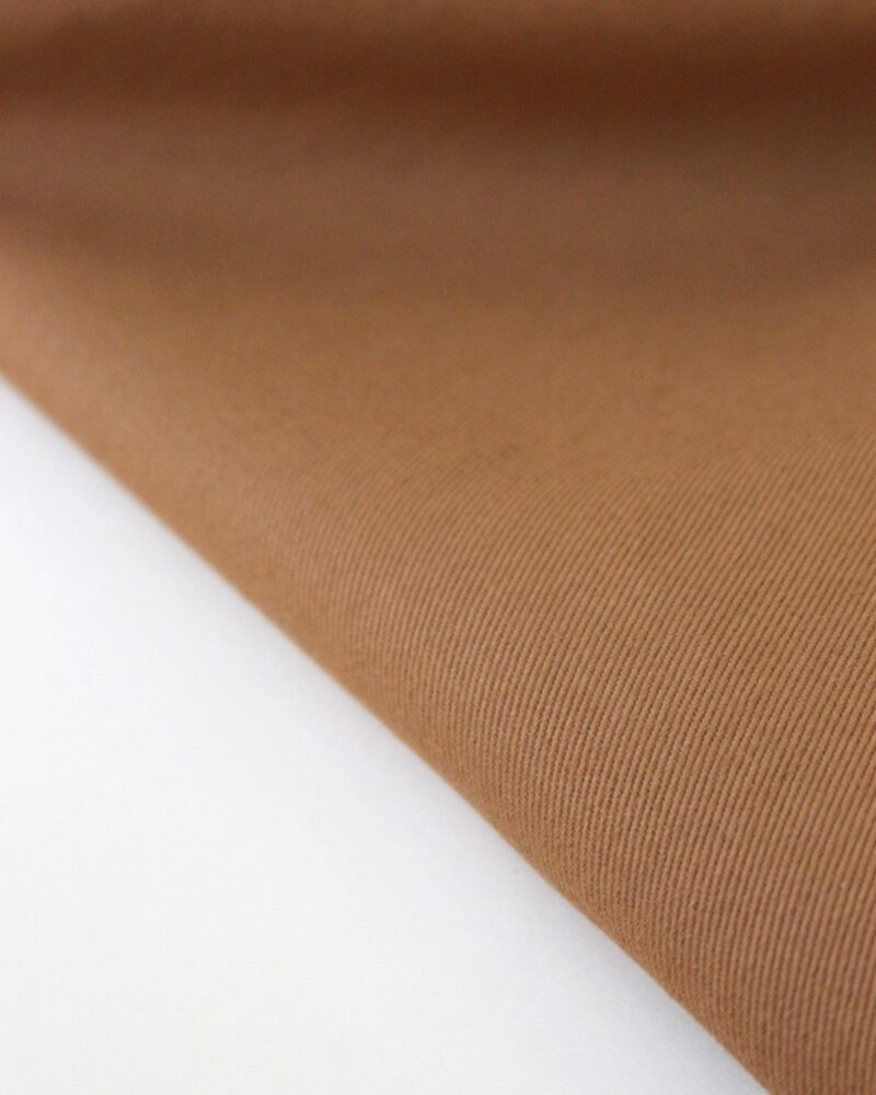 Sergé-de-coton-caramel