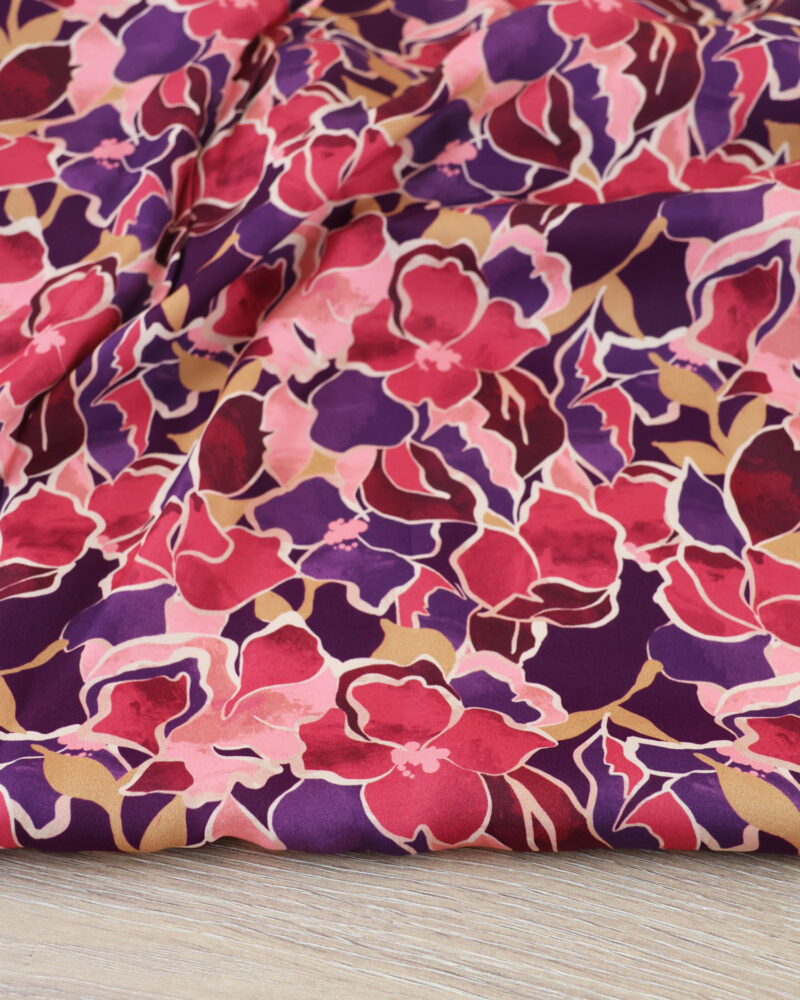 Tissu-satin-blossom