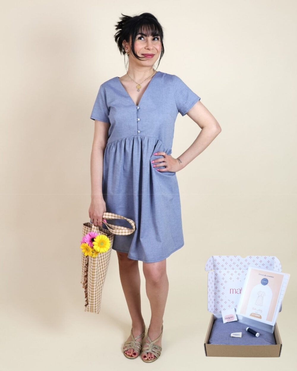 Kit couture Robe Denim -Letty