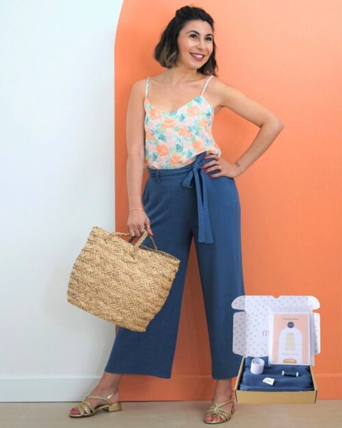 Kit couture pantalon Karene- bleu jean