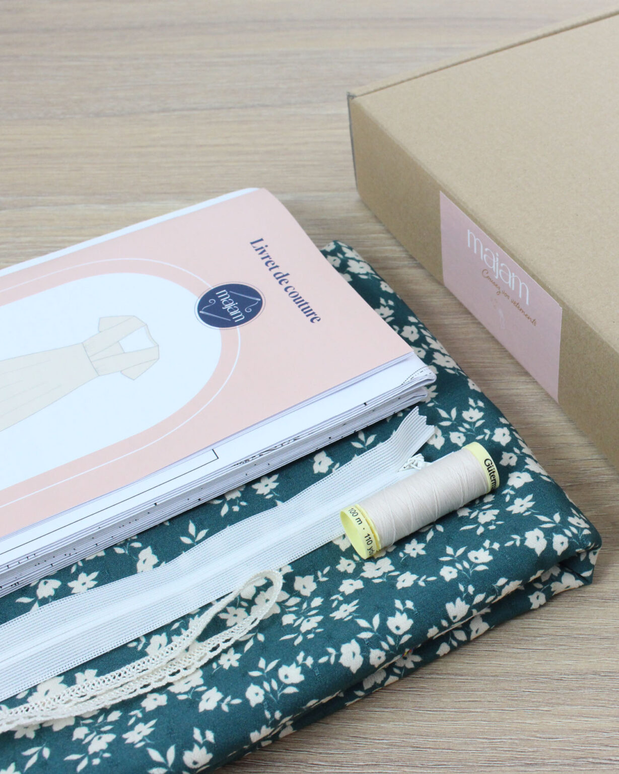 Kit robe Florence - Emeraude