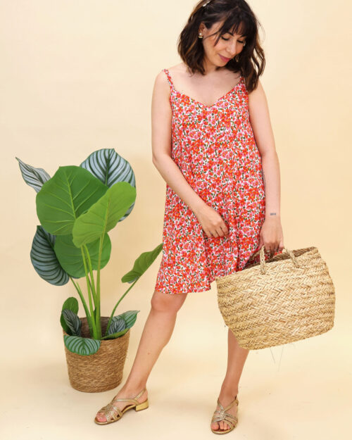 Kit robe Vaiana - Rouge Croisette