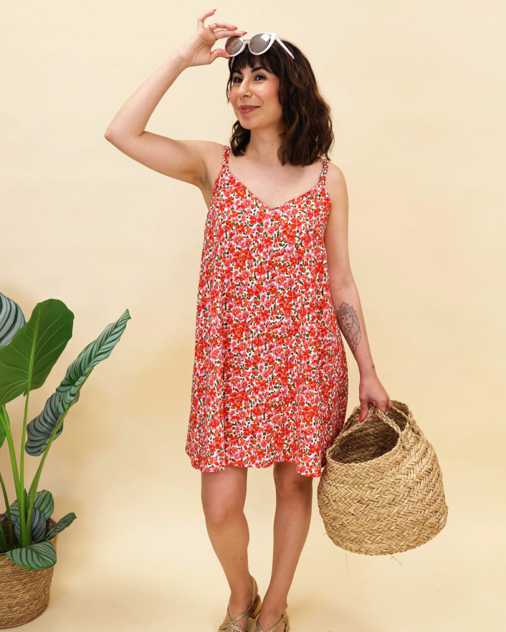 Kit robe Vaiana - Rouge Croisette