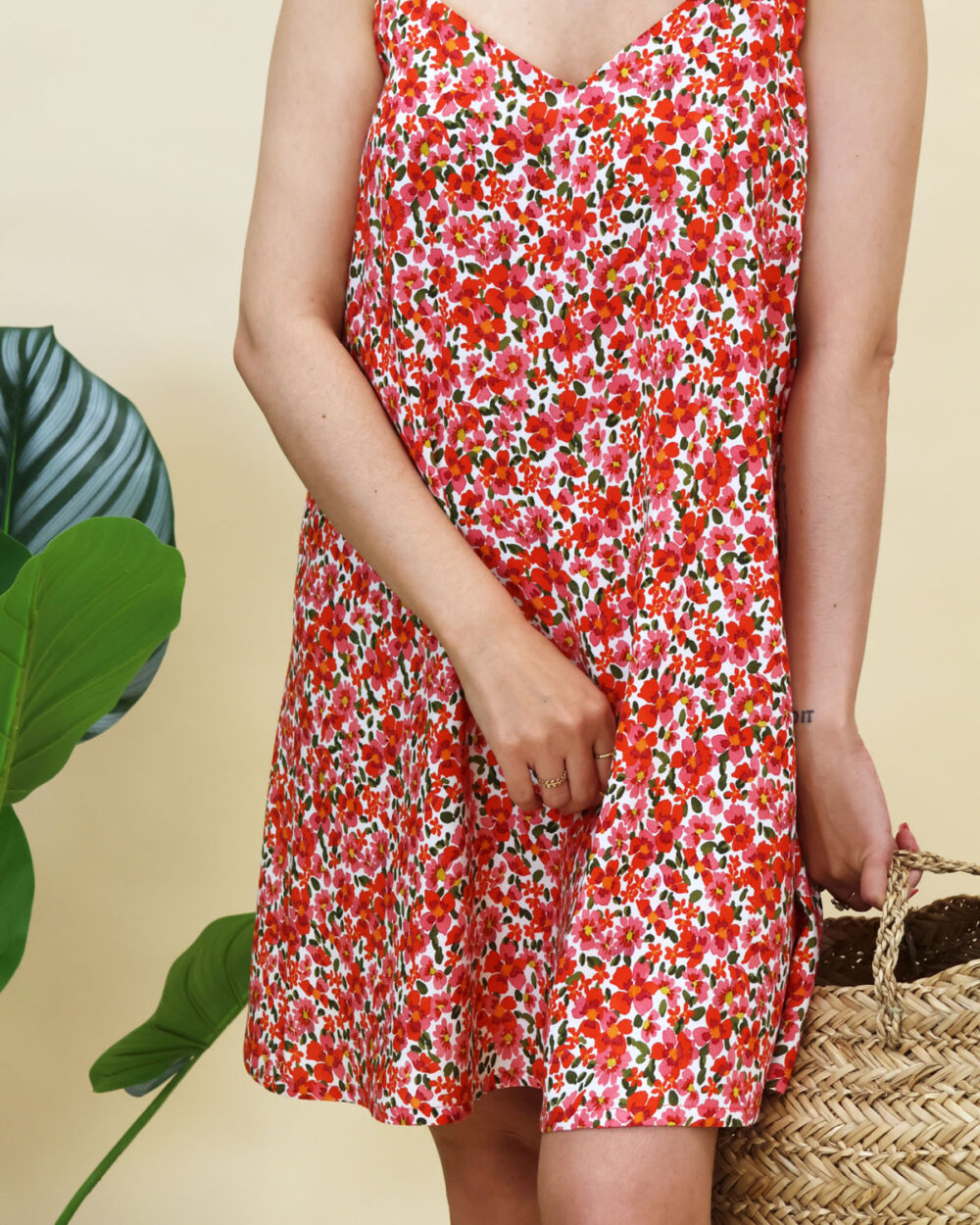 Kit robe Vaiana - Rouge Croisette