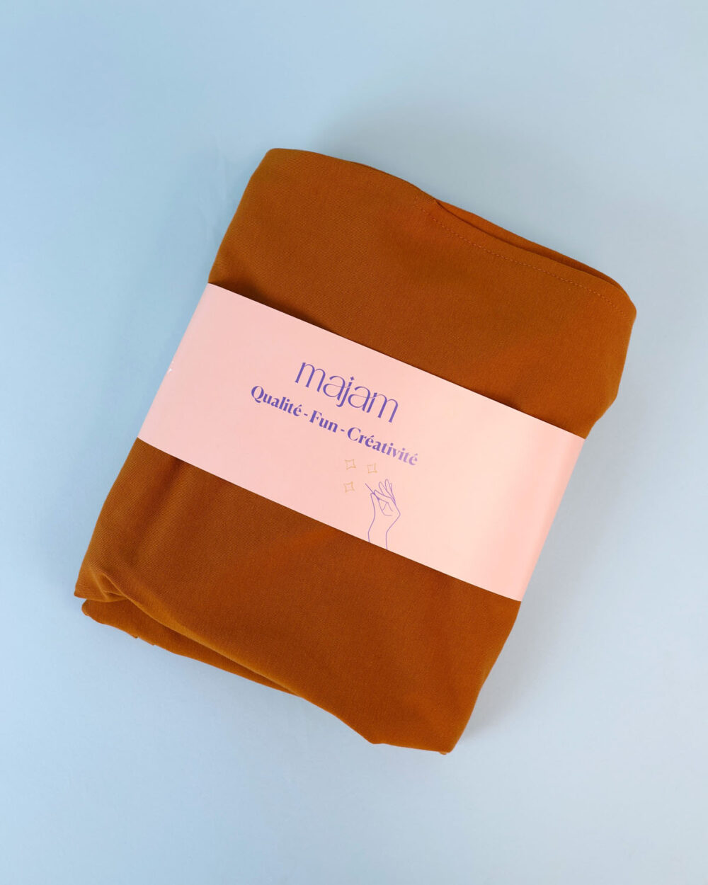 Tissu-jersey-coton-bronze