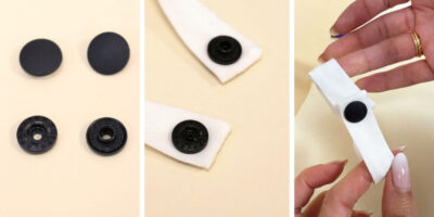 Comment poser les boutons pressions