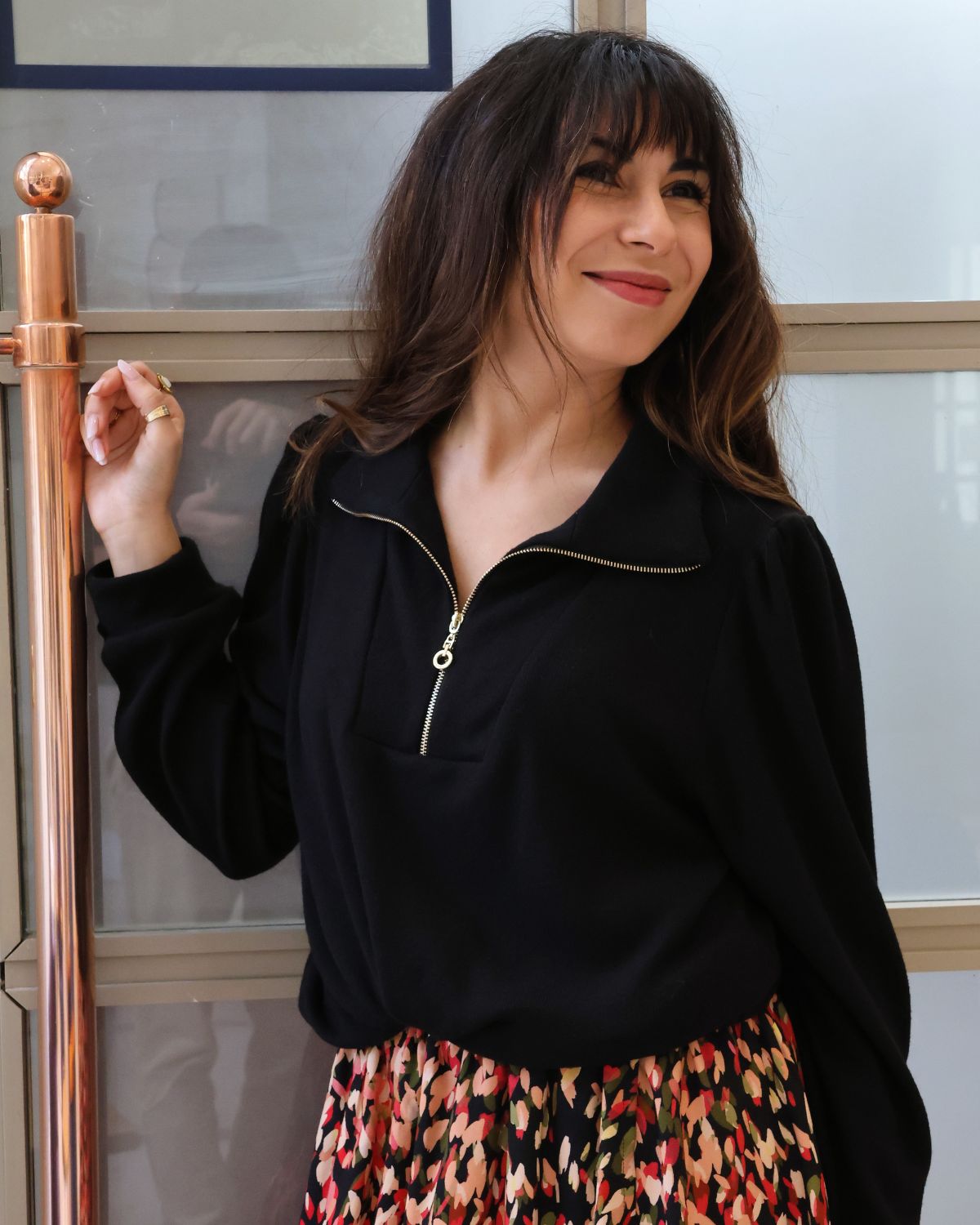 Toretto-pull-maille-noir-col