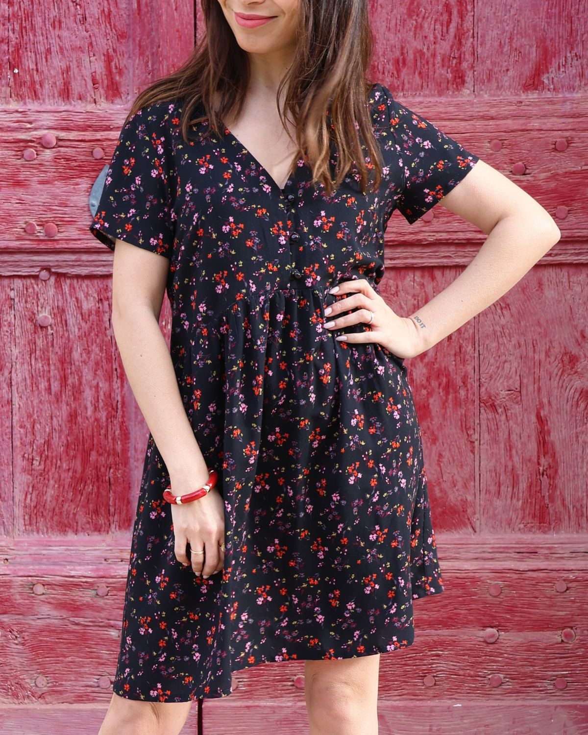 Robe-Letty-viscose-Rocker-Flower