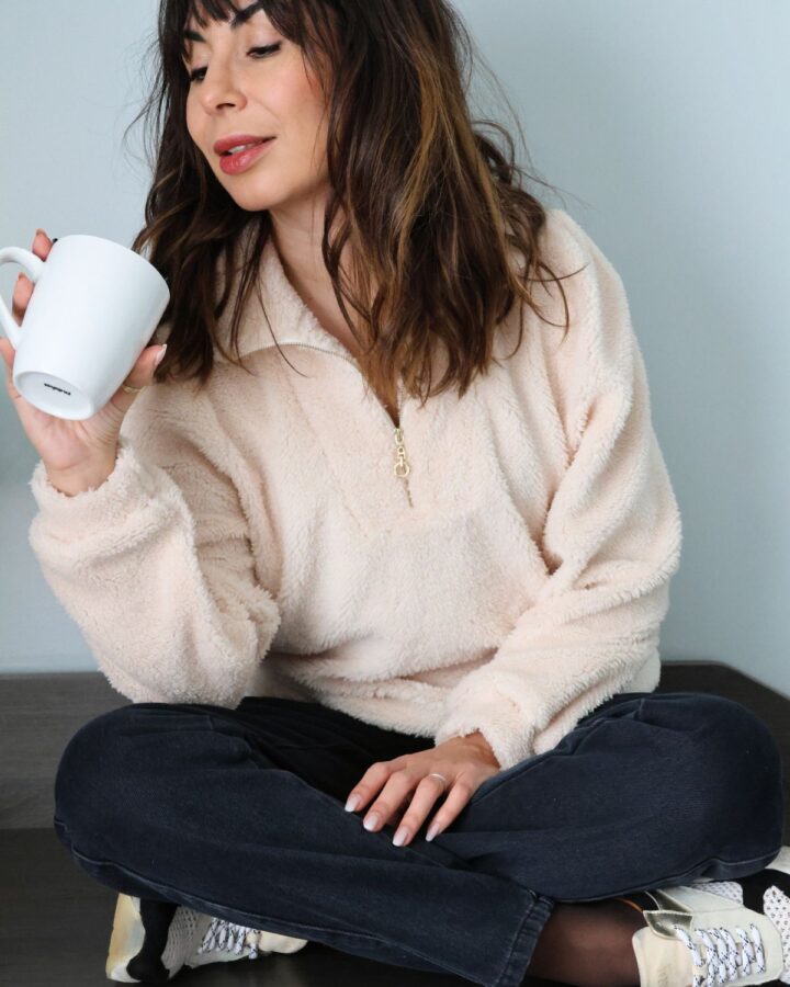 Toretto Sherpa Sweatshirt Lookbook