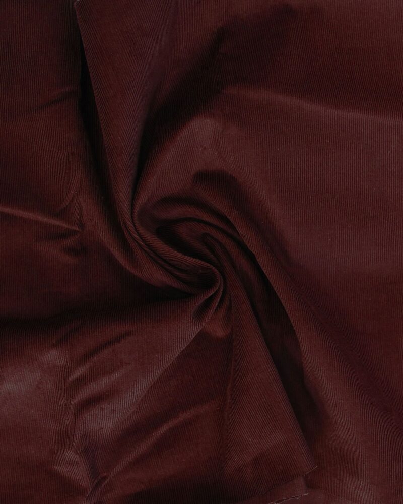 Velours-coton-bordeaux