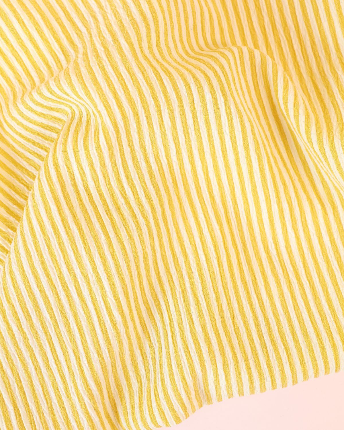 Seersucker-rayé-jaune