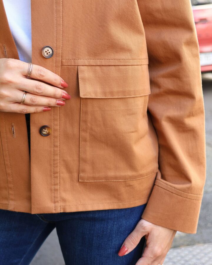 Kit-Becky-Twill-Ziernähte