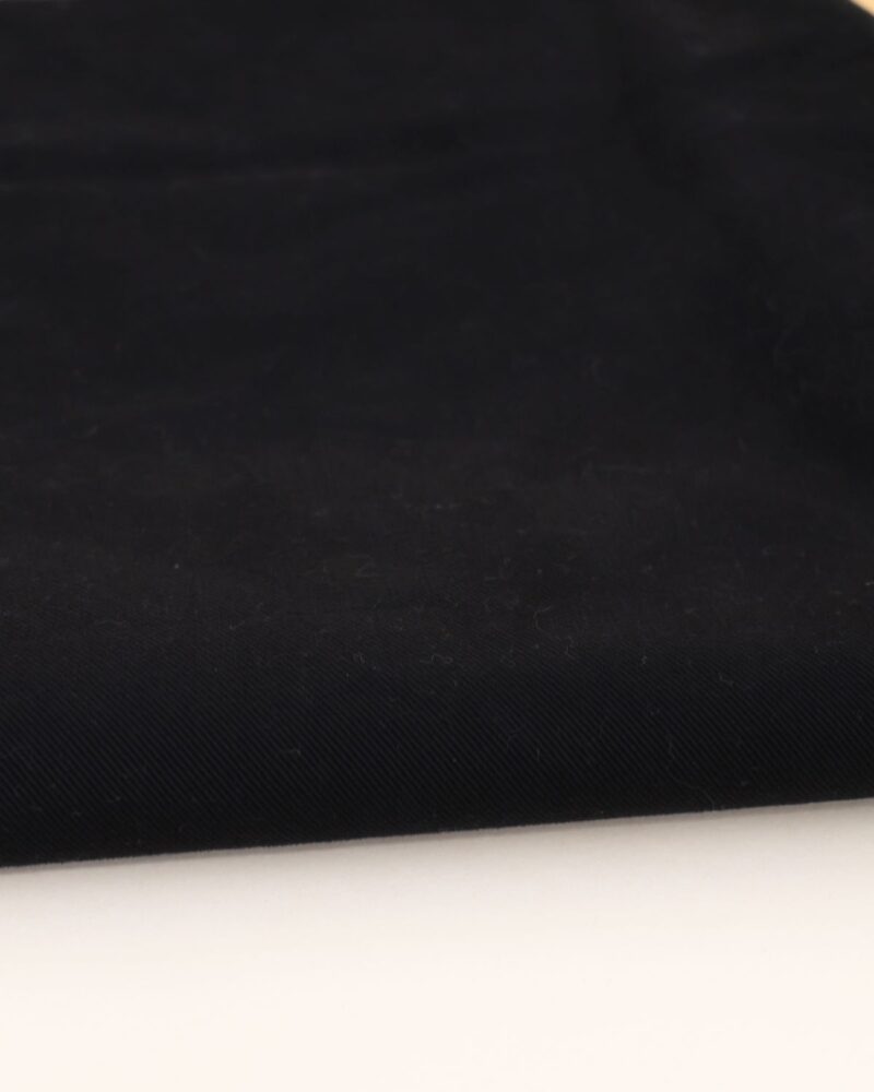 Coton-sergé-épais-noir-zoom