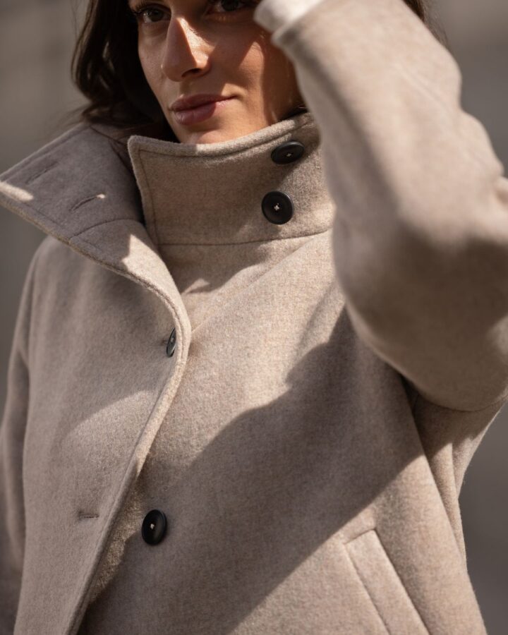 Zoom-manteau-Etna-beige-chiné