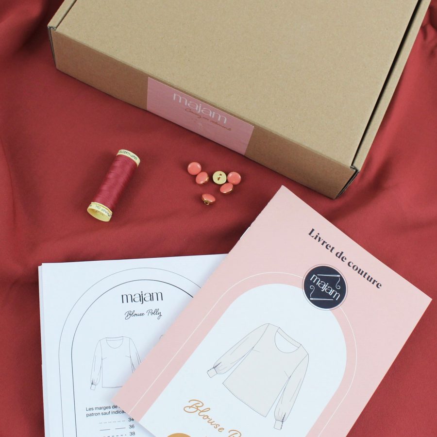 Kit blouse Polly - marsala